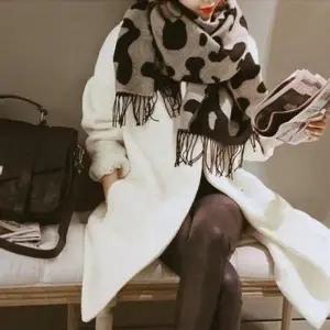 ( )명품 머플러 패턴 여성 가을 겨울 여성 고급 따숩 큐빅니트 머플러 겨울 명품패턴