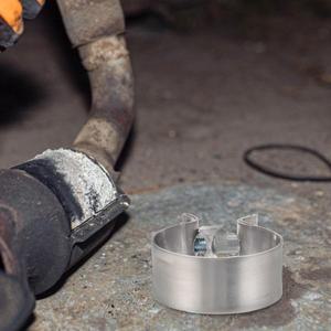 1개 배기 파이프 클램프 2.5인치 스테인리스 스틸 조인트 밴드 머플러 수리 키트 U 볼트 커플러 플랜지 시