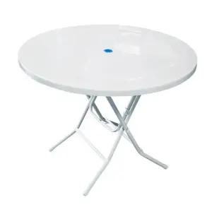 일반 원형 탁자보다 큰 규격인 파라솔 원형 테이블