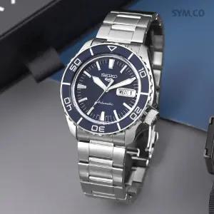 5 SRPK97K1 SNXS 오토매틱 데이데이트 100미터방수 클래식 블루 남자 메탈 시계 d