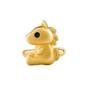 [뽀르띠] 순금 24K 1.875g 말띠 붉은 말 돌반지