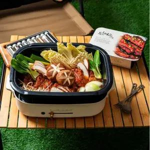 [롯데백화점]월정식품점 월정식품점 등촌매쪽 1-2인분 전골식 매운 쪽갈비 800g 원산지 별도표기