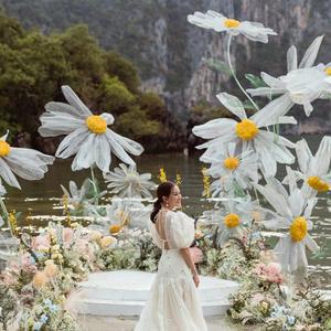 자이언트플라워 포토죤 꽃꽂이 포토존 비고 1.꽃 잔치 색상비고 ) 배경 12