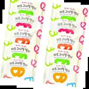 사무실간식 하트 구미첼 젤리(랜덤발송) 10개
