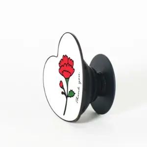 어버이날 카네이션 거치대 핸드폰 홀더 하트형 손잡이폰 지지대 jwX8+5GSS