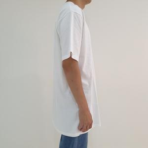 남자 빅사이즈 레이어드 반팔티셔츠 (M-4XL) 오버핏 무지티