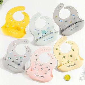 [엠케이]소프트 파스텔 아동 실리콘 턱받이(원사이즈) 204449