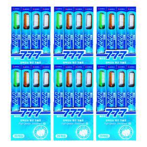 엘지 페리오 탄력있는 둥근모 777 칫솔 20개입 X 6개