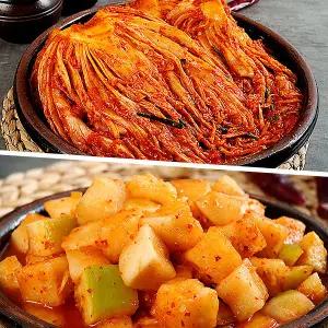 [지투지샵] 국내산 현진포기김치 10kg+깍두기 2kg