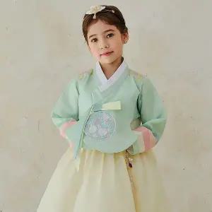 [보리보리/하랑한복]하랑한복 라임랑 유아 아동 어린이 키즈 여아 한복