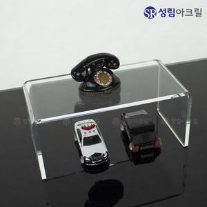아크릴 선반 ㄷ자 소품 수납 미니진열 피규어 키보드덮개 받침 투명 거치대 주문제작