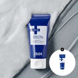 아이소이 아크니 닥터 퍼스트 블랙 딥 클렌징폼 75ml