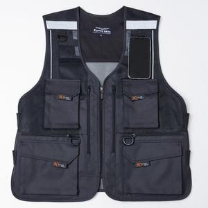 UK 0774 특수 배달 퀵 오토바이 안전 작업 조끼 자석