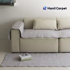 [한일카페트] 클로에 순면 워싱 5~6인 소파패드 70x300 돌소파용