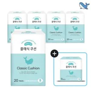 춤추는고래 날개형 롱 팬티라이너 20P X 5팩 + 롱m(9매) / 총 109매