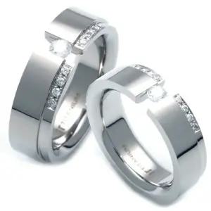 TQ-228 DIA CO 다이아몬드 티타늄 커플링 반지 이니셜무료 무료배송 맞춤제작 평생AS