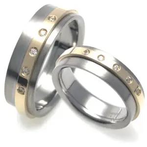 T-517 DIA CO 다이아몬드 티타늄 커플링 반지 이니셜무료 무료배송 맞춤제작 평생AS