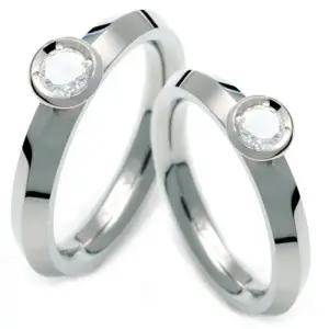 T-978 DIA CO 다이아몬드 티타늄 커플링 반지 이니셜무료 무료배송 맞춤제작 평생AS