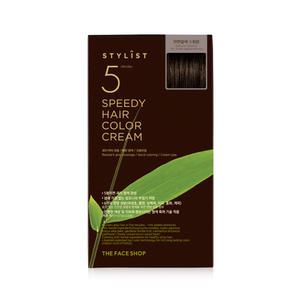 더페이스샵 스타일리스트 5분 스피디 헤어 컬러크림 자연갈색