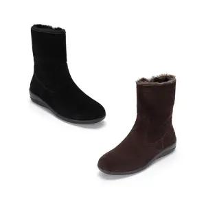 [무크]2차 재입고[무크] 여화 메그 소가죽털부츠 2colors