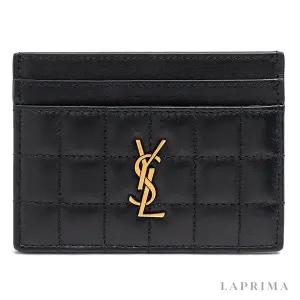 [롯데백화점]생로랑 라프리마 생로랑 퀼팅 로고 카드지갑 742760-AABVP-1000