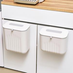 리빙플랜트 주방 싱크대 걸이형 휴지통 가정용 화장실 벽걸이 쓰레기통 7L / 11L