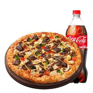 [피자헛] 립스테이크 오리지널L+콜라1.25L