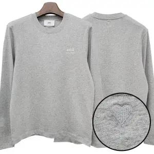 [명품] 24SS  알렉산드르 마티우시 로고 프린트 긴팔티 헤더 애쉬 그레이 UTS22