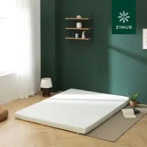 지누스 그린티 플러스 메모리폼 토퍼 5cm S 싱글 매트리스 침대 바닥
