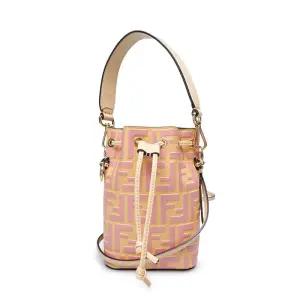 [중고명품] 옐로우 FF 로고 몬트레조 미니 버킷백