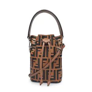 [중고명품] 카멜 FF 로고 몬트레조 미니 버킷백