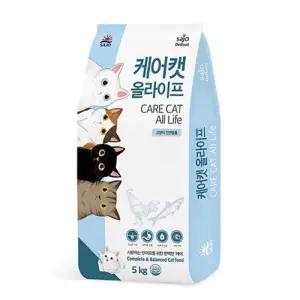 사조 케어캣 올라이프 전연령 대용량 고양이사료 5kg