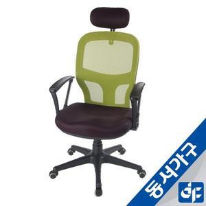 [신세계라이브쇼핑][동서가구] 체어BK 헤더형 AIR 올메쉬 회전 의자 DF900863