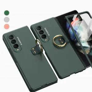 르랑 갤럭시 Z폴드3 슬림 링 케이스 B 폴더 지폴드 제트 명품 힌지 폴더폰CC08J-8 보호 핸드폰 범퍼 휴대