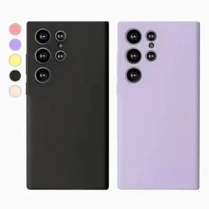 르랑 갤럭시S23 울트라 실리콘 케이스 B 범퍼 젤리 슬림 핸드폰 휴대폰 CC01G-18