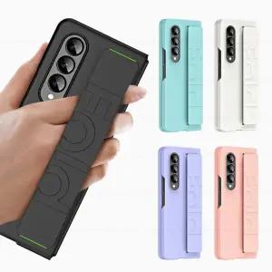 르랑 갤럭시 Z폴드3 슬림 스트랩 케이스 B 폴더 지폴드 제트 힌지 명품보호CC15C-8 폴더폰 하드 범퍼 핸드