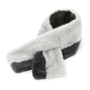 [진도]진도 Sheborn 풀스킨 사선 밍크머플러 (K2W3AM04)