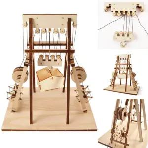 영공방 다산 정약용의 거중기 나무조립교구 조선시대 발명품 목재 입체퍼즐 (대) YM037