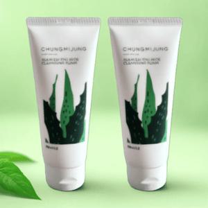 청미정 약알칼리성 알로에 클렌징폼 200ml 2개 스킨케어 클렌징