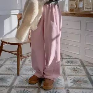 [코코블랑] [코코메이드]에먼트 자수 조거팬츠(밴딩)