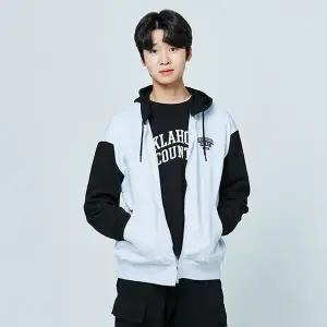 [소이] 남자 봄이월 모노배색후드셋업점퍼(25S5701)