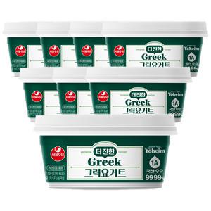 서울우유 더진한 플레인 무가당 그릭요거트 100g 8개 무첨가