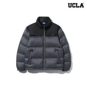 [갤러리아] [UCLA] 다크그레이 남녀공용 알파 라이트 블록 숏 다운 재킷 UABDO83_36