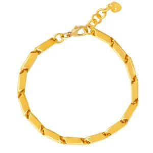 [한국금다이아몬드] 순금 24k 팔찌 여자 금 대나무 체인 디자인 18.75g