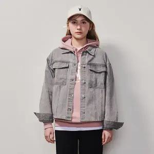 [에꼴리에] 여자 봄이월 스톤그레이 데님셔켓(25A1551)