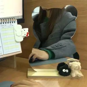 노프레임 곰돌이 아크릴 탁상 거울 WD5BA91
