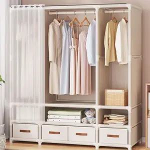 심플 4단 수납형 간이옷장 WFG6DNG