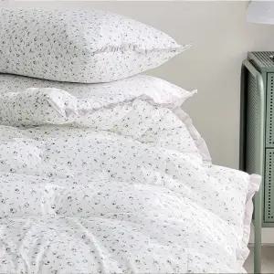 포근한 플로리 60수아사 순면 차렵이불 퀸