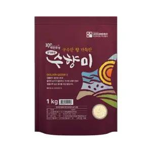 [팔도찬미] 수향미 소포장 쌀1kg 골든퀸3호  25년햅쌀) 상등급)