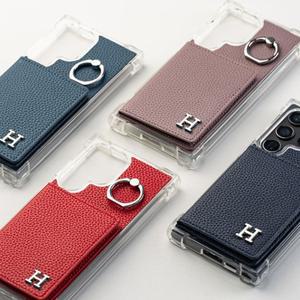 지에스 갤럭시S25/플러스/울트라 라피네 H 카드포켓 핸드링 케이스